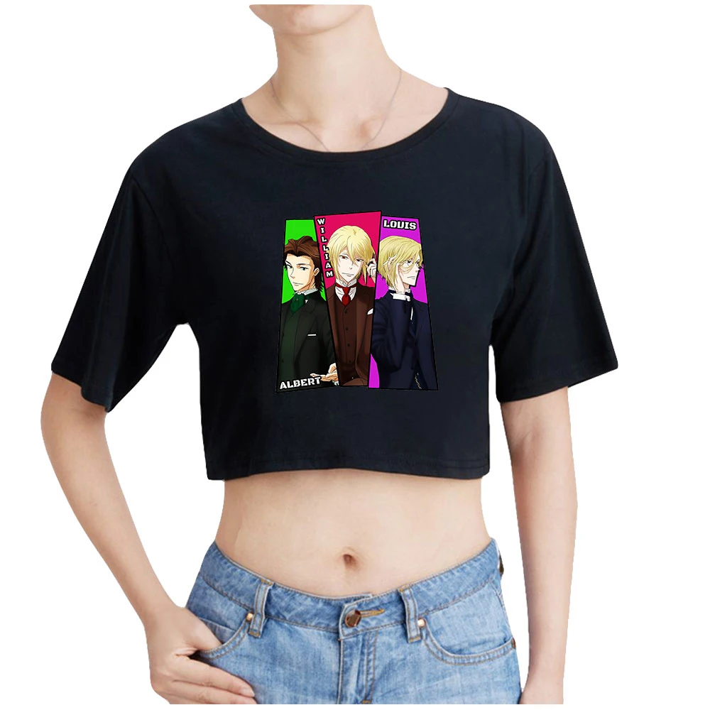 

2021 Japanese Anime Moriarty the PatriotMoriarty the PatriotT-shirt 2D Print Women Tops Short Sleeve Trendy Girls Sexy