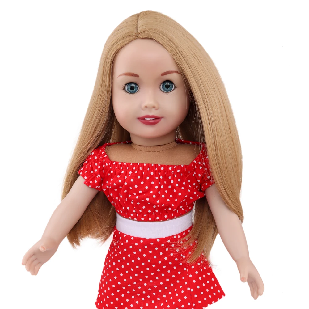 Кукольные парики с волосами 18 дюймов термостойкие длинные прямые Сменные для