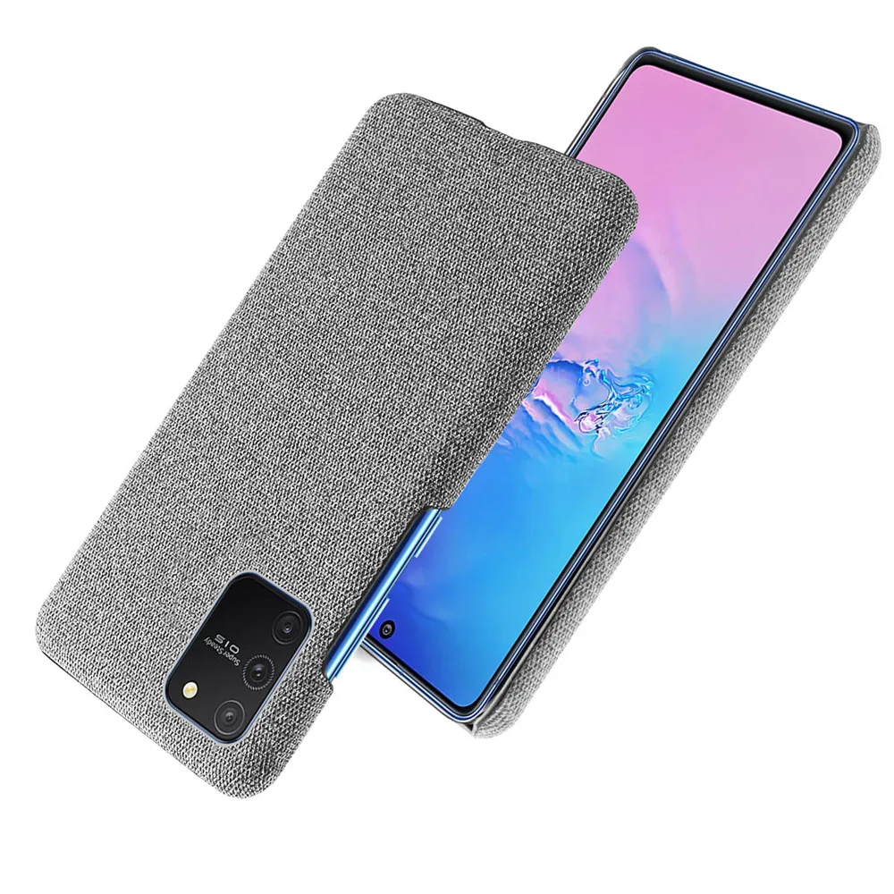 

Slim Cloth Texture Cover For Samsung Galaxy S10 Lite Case S10 Plus S10E Fabric Antiskid Capa for Samsung S 10 Lite SM-G770F/DS