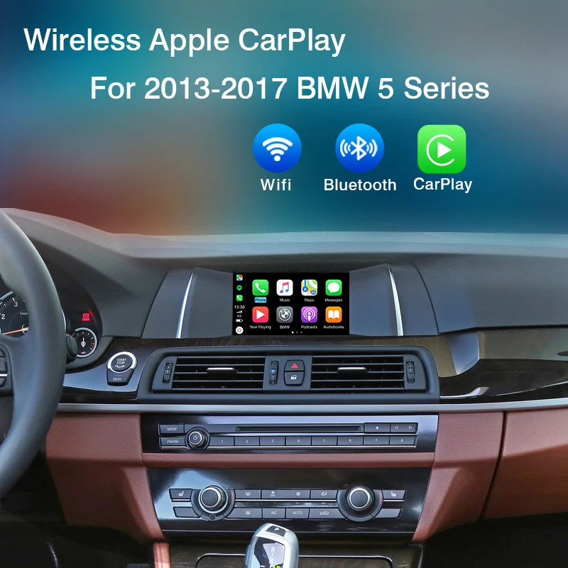 Wifi беспроводной Apple Carplay Car Play для BMW 5 серии модификация F07 F10 F11 F18 NBT 2013-2016 Android Авто