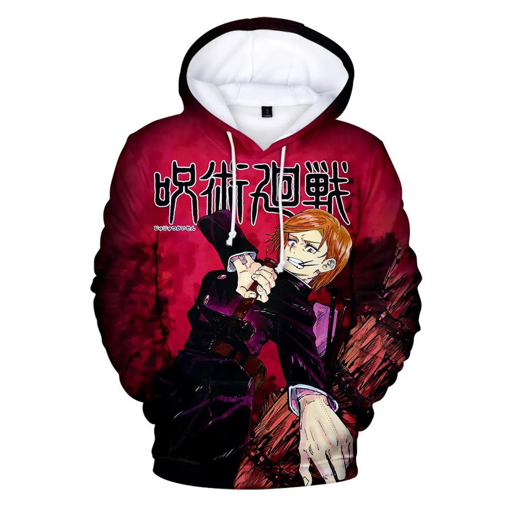 

Jujutsu Hoodie 3D Sweatshirt HoodieJapanse AnimePlus Size Casual Harajuku Streetwear