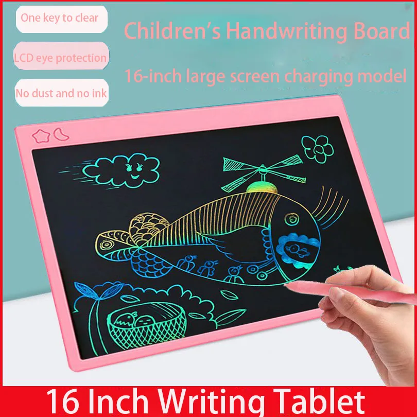Планшет для рисования 16 дюймов ЖК дисплей Ультра Тонкий почерк Набор