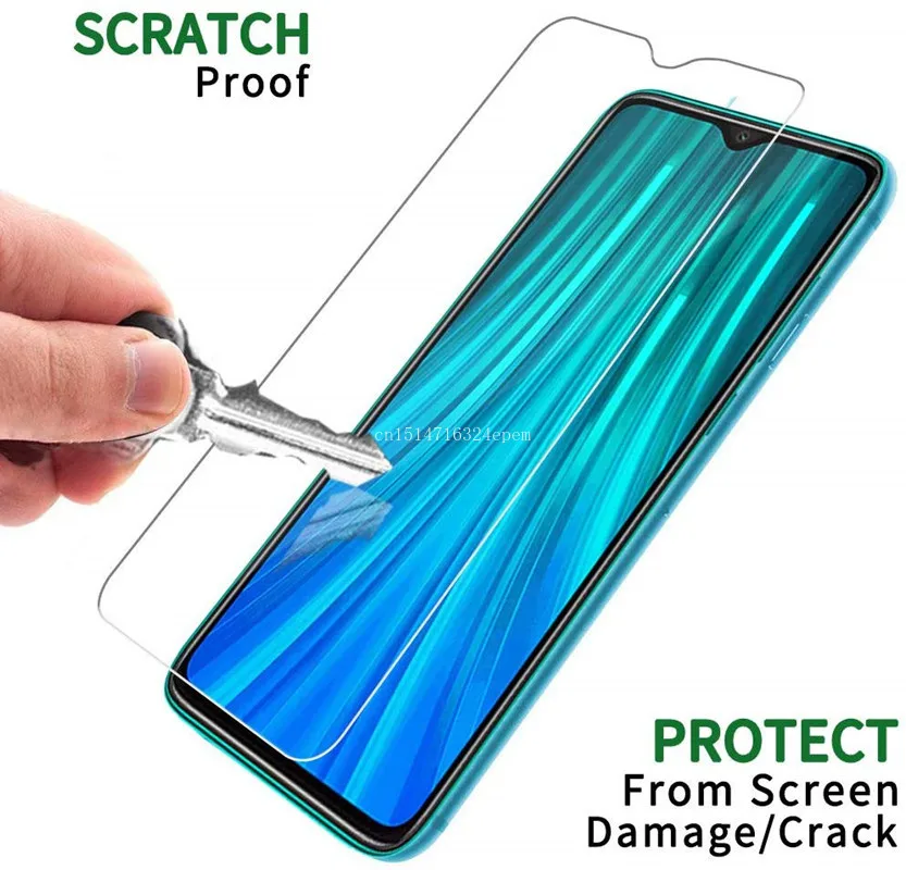 Закаленное стекло 9H для Xiaomi Redmi Note 8 / Pro защитная пленка экрана закаленное 8T 2