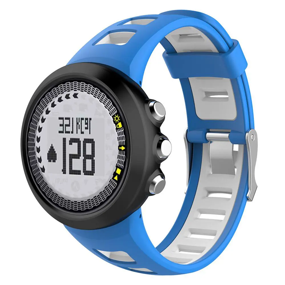 Silicone WatchBand For SUUNTO Quest M1 M2 M4 M5 M Series Smart Watch Band Strap Wristband Accessories Dual Colors water proof |