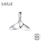 Женский кулон с хвостом русалки, из серебра 925 пробы