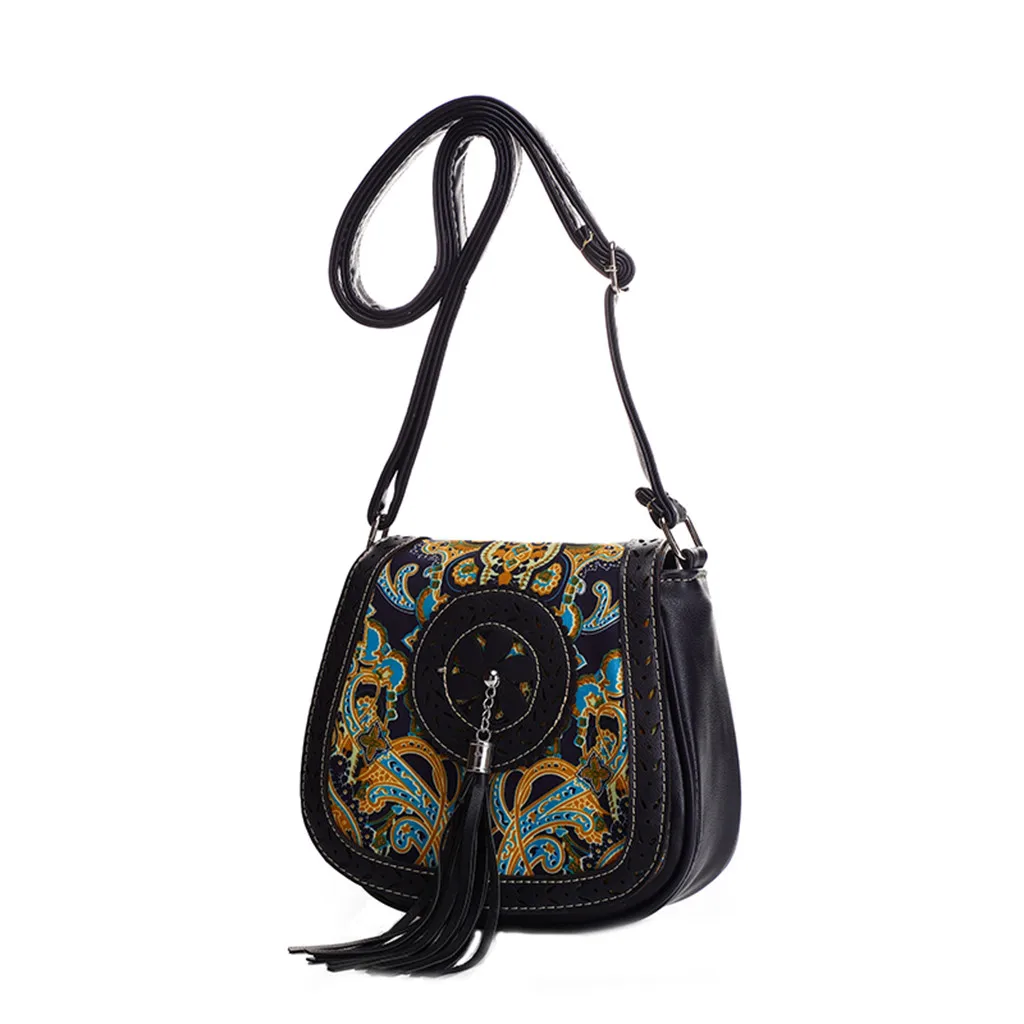 Винтажная Этническая сумка через плечо в китайском национальном стиле хиппи