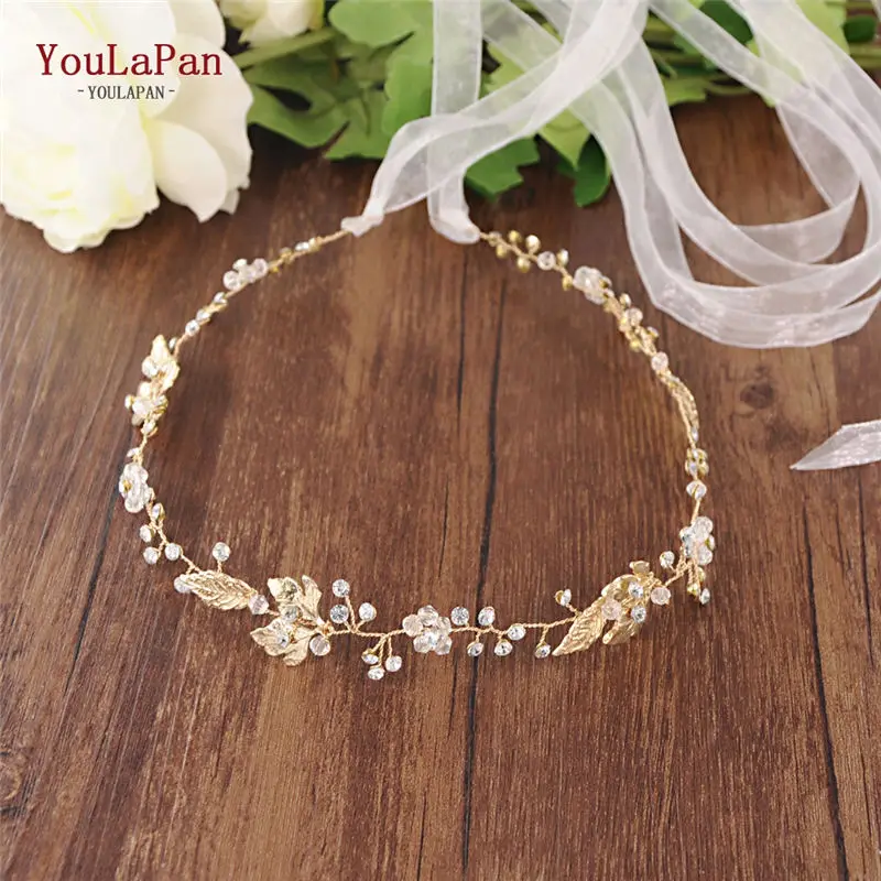 White organza YouLaPan SH122 ремешок для свадебного платья Золотые листья пояс невесты горный хрусталь ремень золотой пояс хрустальный свадебный пояс для вечернего платья - Цвет: White organza