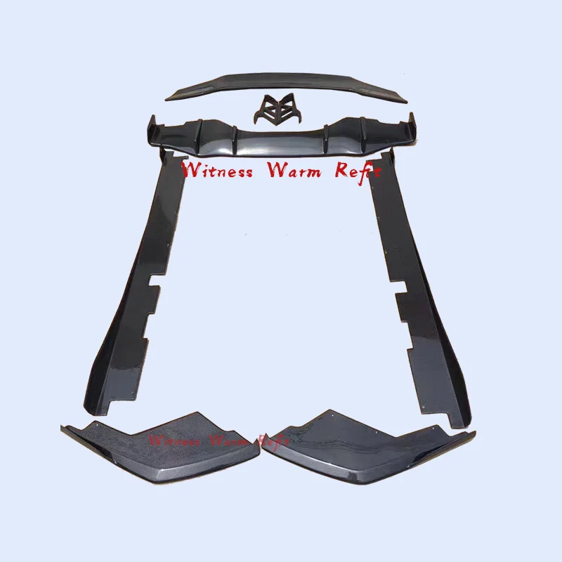 Разветвитель для переднего бампера из углеродного волокна задний диффузор