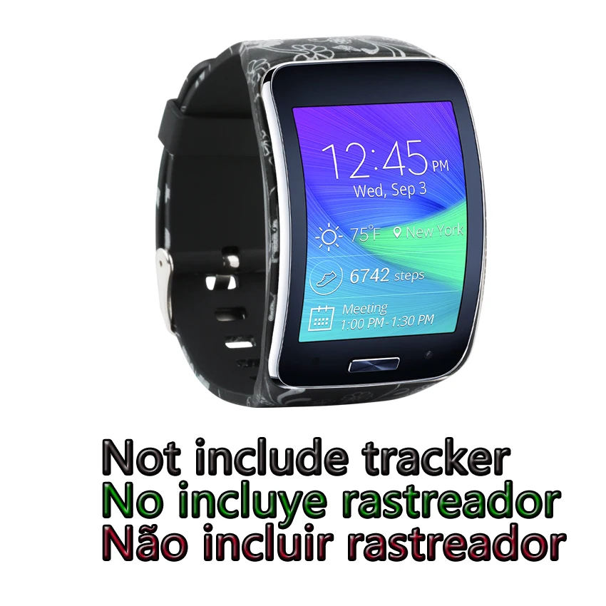 SXHS750) N00* 01 Замена браслета ремешок для samsung gear S R750 Смарт часы SM-R750 - Цвет: Белый