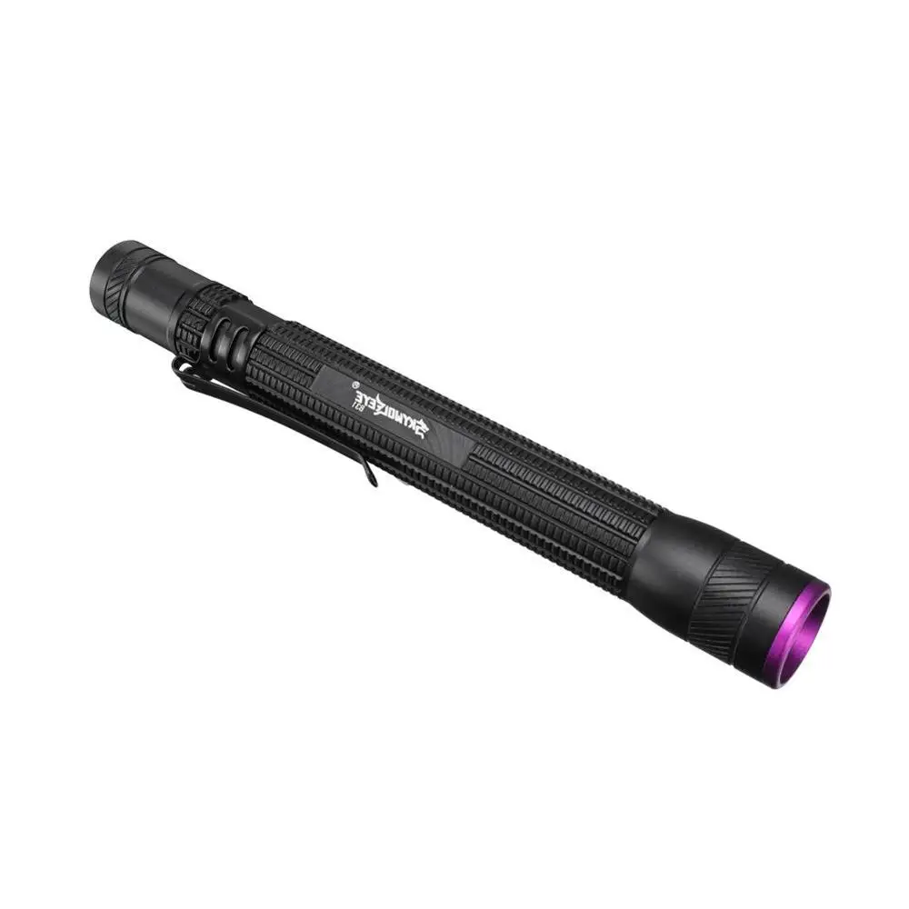 Профессиональный фонарик черного света Penlight 395nm инспекционная лампа факел