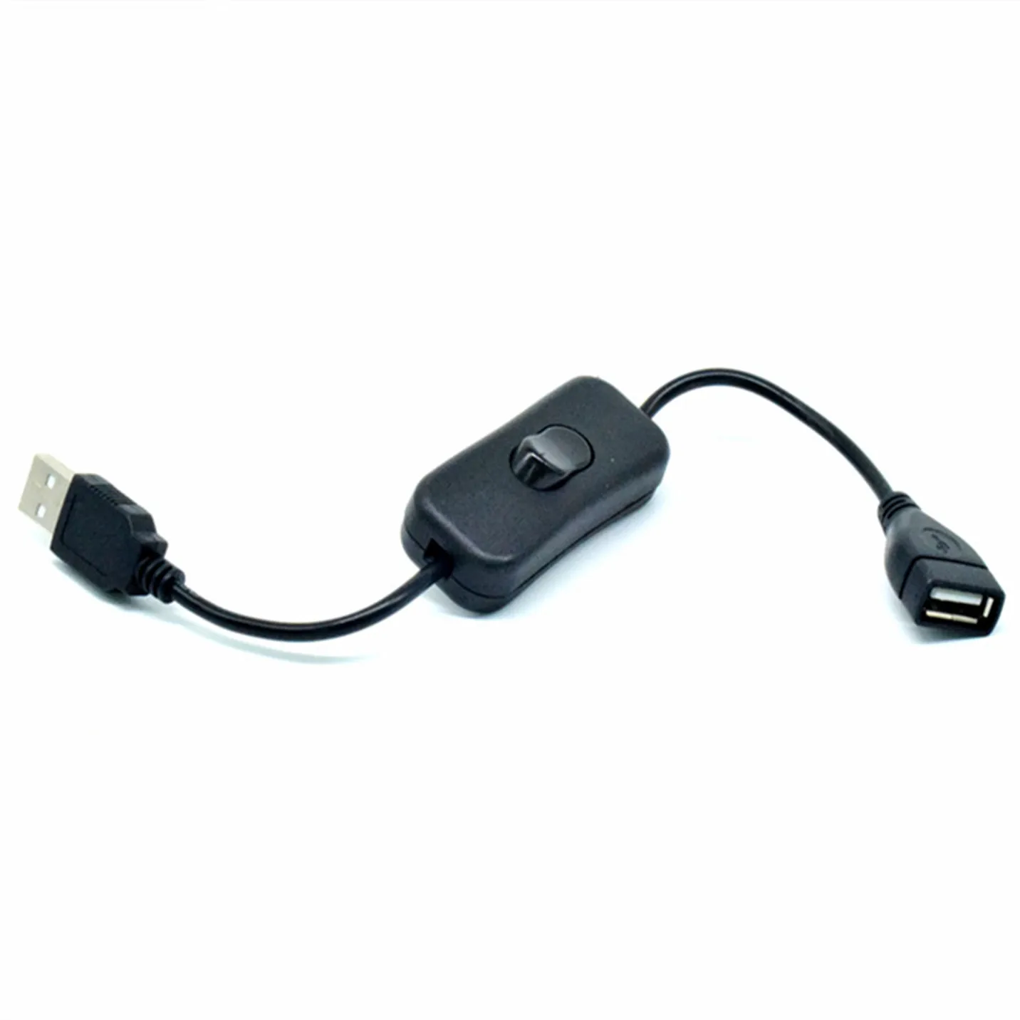 

USB2.0 pair bus charging extension cord with switch desk lamp Fan Event Data Recorder Power Cord 2 Core Cord 35CM