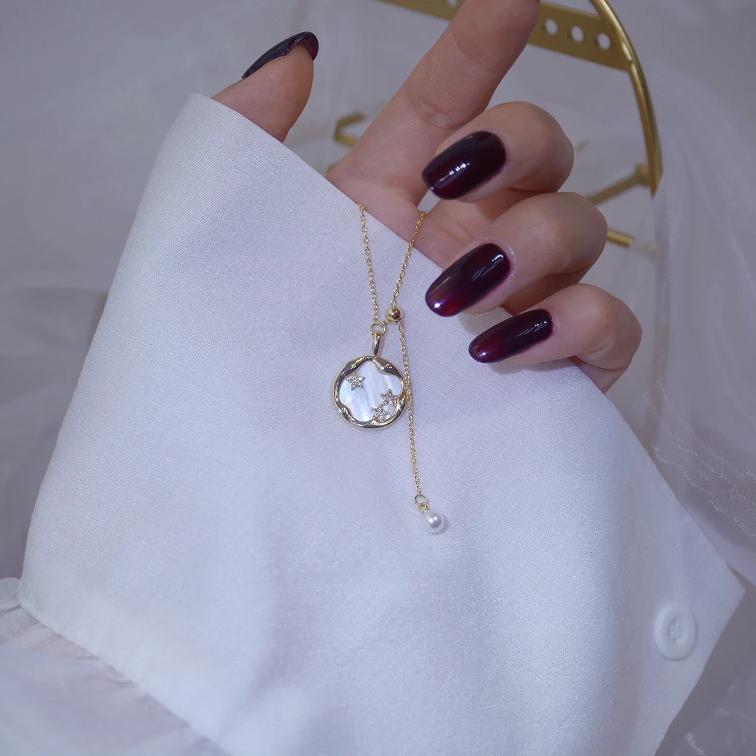 Женские Геометрические Ожерелья с подвеской простые Подарочные ожерелья