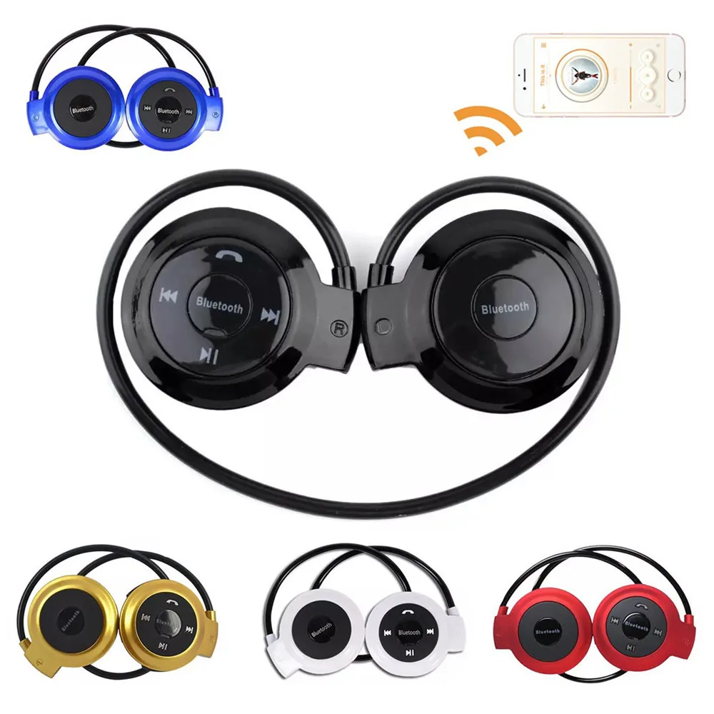 Мини 503 Bluetooth гарнитура стерео Спортивные Беспроводные наушники с шейным ободом и