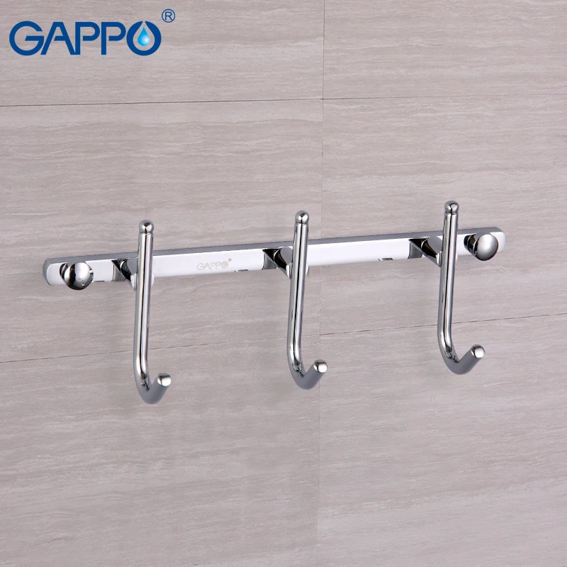 

GAPPO Folding Clothes Towel Hanger 3ways Installation Wall Hooks Coat Clothes Holder for Bathroom Kitchen Bedroom Hallway