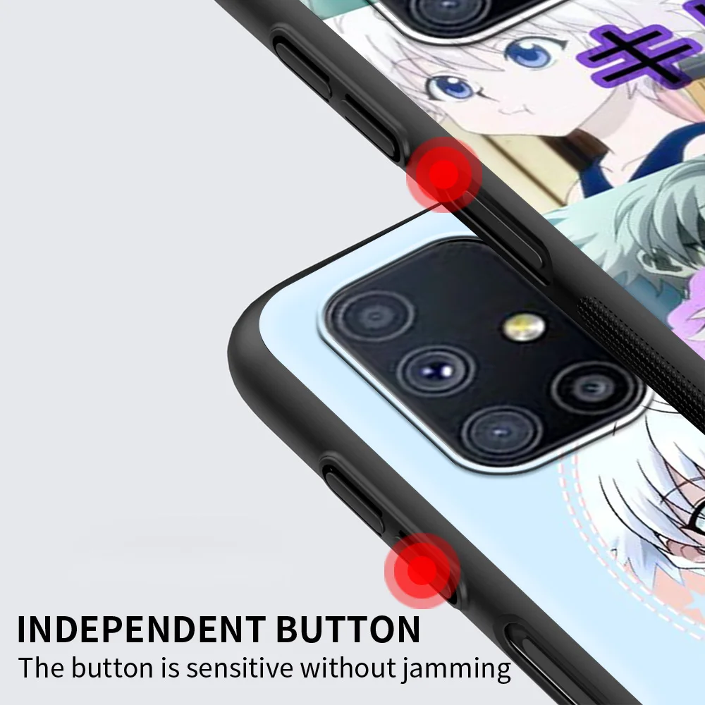 

Hunter X Hunter Shockproof Coque for Samsung Galaxy M01 M11 M21 M31 M31S M51 A7 A9 2018 Silicone Phone Fall Case Shell