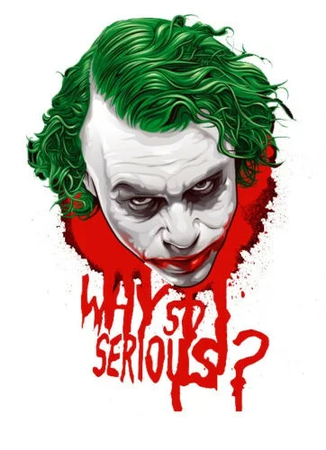 

Виниловые наклейки для Джокера Why so серьезные
