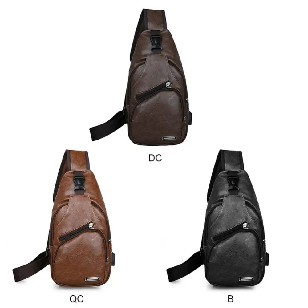 

Fashion Korean Style Running bag Concise Casual All-match Personality Portable Solid Color Shoulder Bag for Men Women