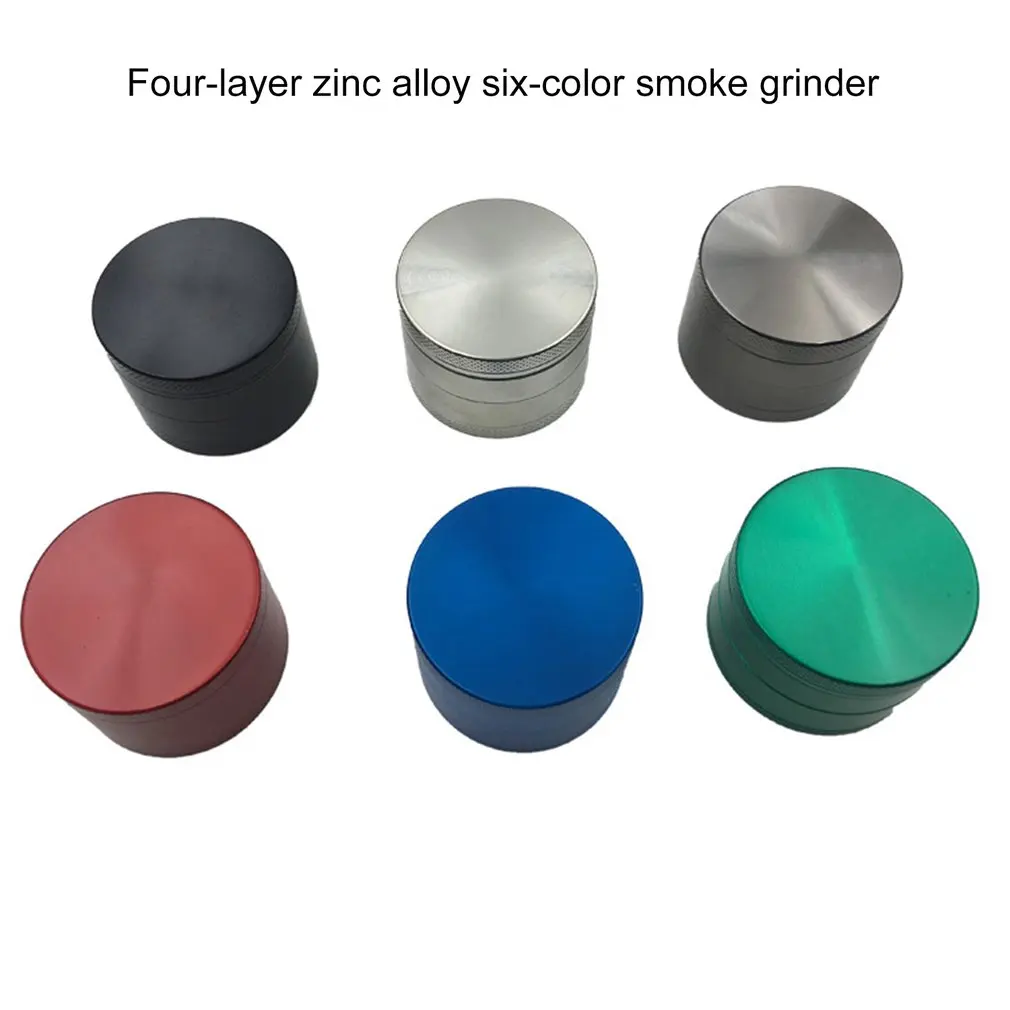 Портативный 4 слоя мини Алюминий сплав травяной травы измельчитель сигарного