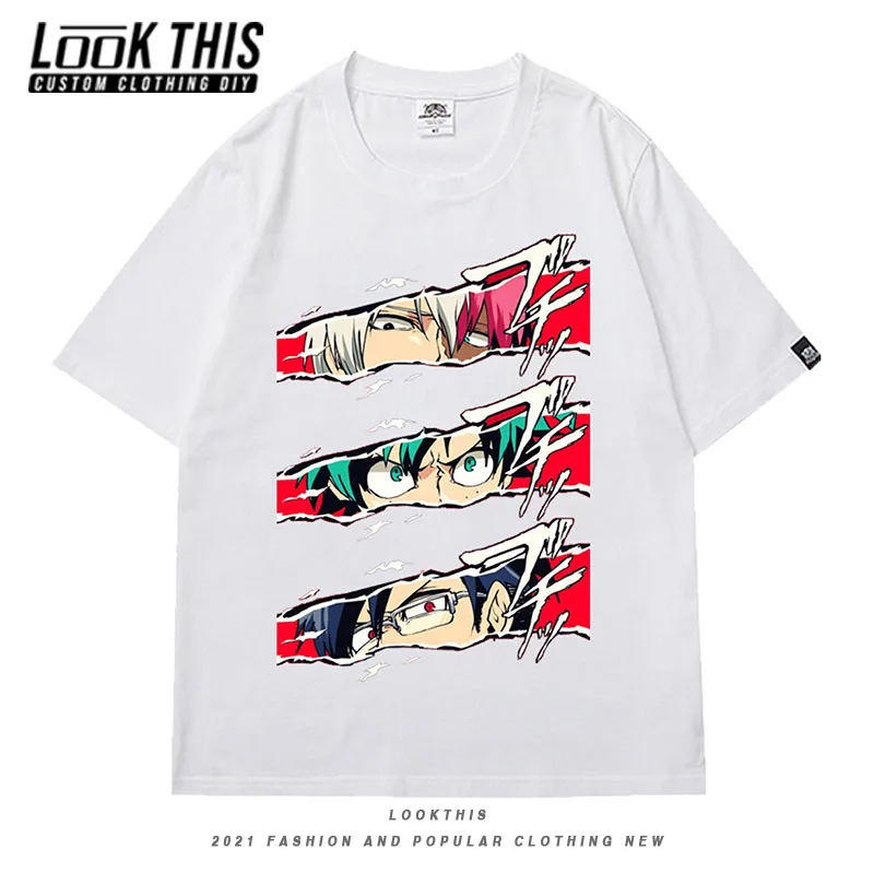 

My Hero Academia Harajuku Streetwear Short Sleeve Tee Kids 2021 Fashion Children Student Funny Boys Girl Anime Printed T-shirt