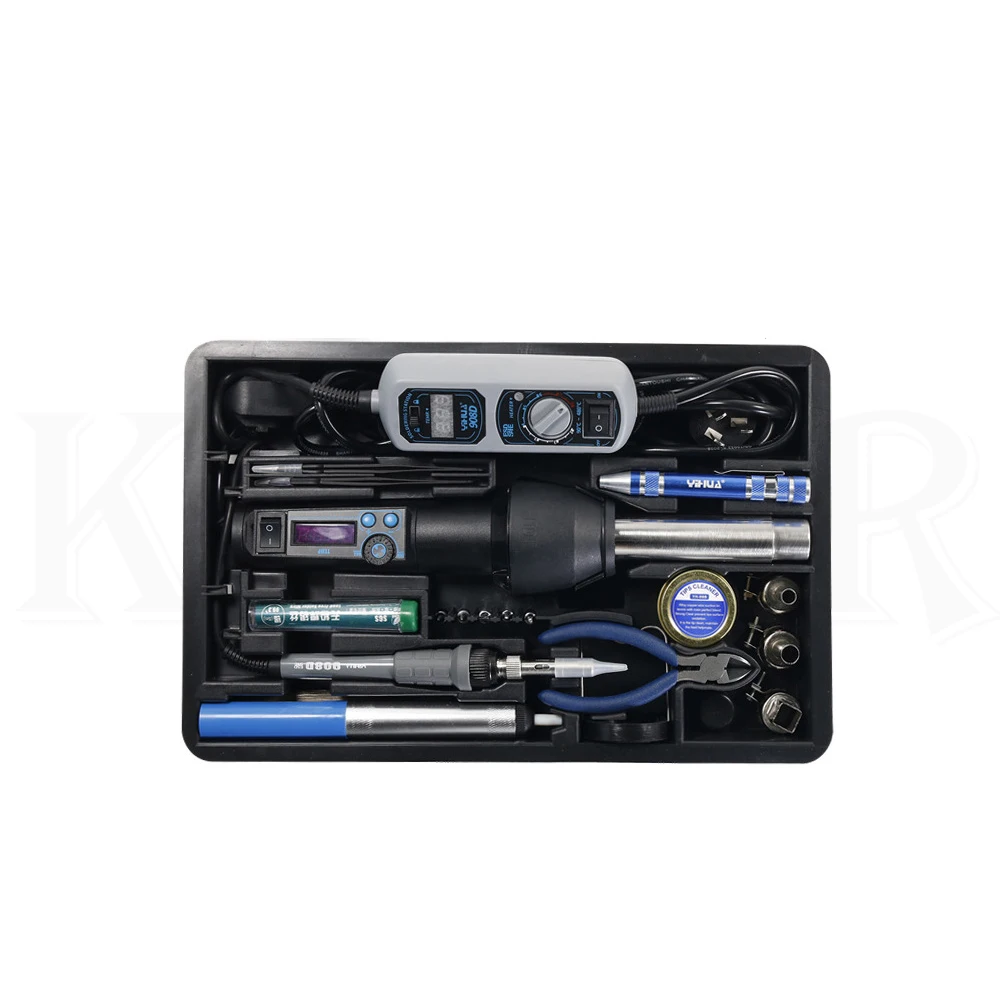 YIHUA 8858-I 8858 908D EU/US 650 Вт lcd Регулируемая электронная Тепловая фена паяльная станция BGA сварочные инструменты