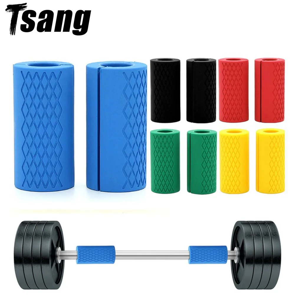 

1 Pair Barbell Dumbbell Grips Dumbbell Bar Pull Up Support Weightlifting Barbell Grip Anti-Slip Protect Pad Pad Fitness For Men