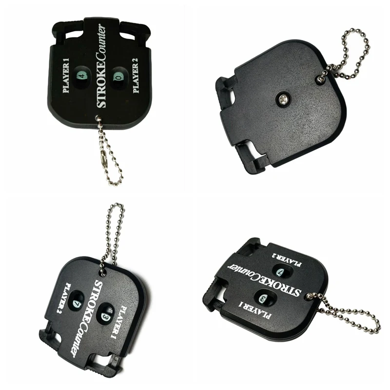 

Mini Handy Double Sides Golf Shot Count Stroke Putt Score Counter Two Digits Scoring Keeper With Key Chain Golf Training Aids