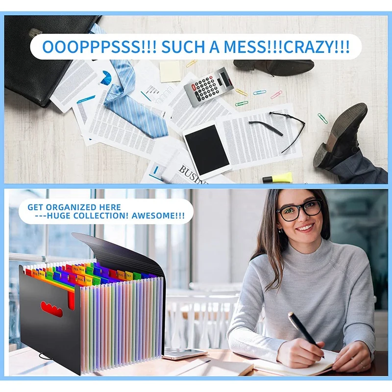 Папка-органайзер для файлов расширяемая папка портативная документов формата A4 |