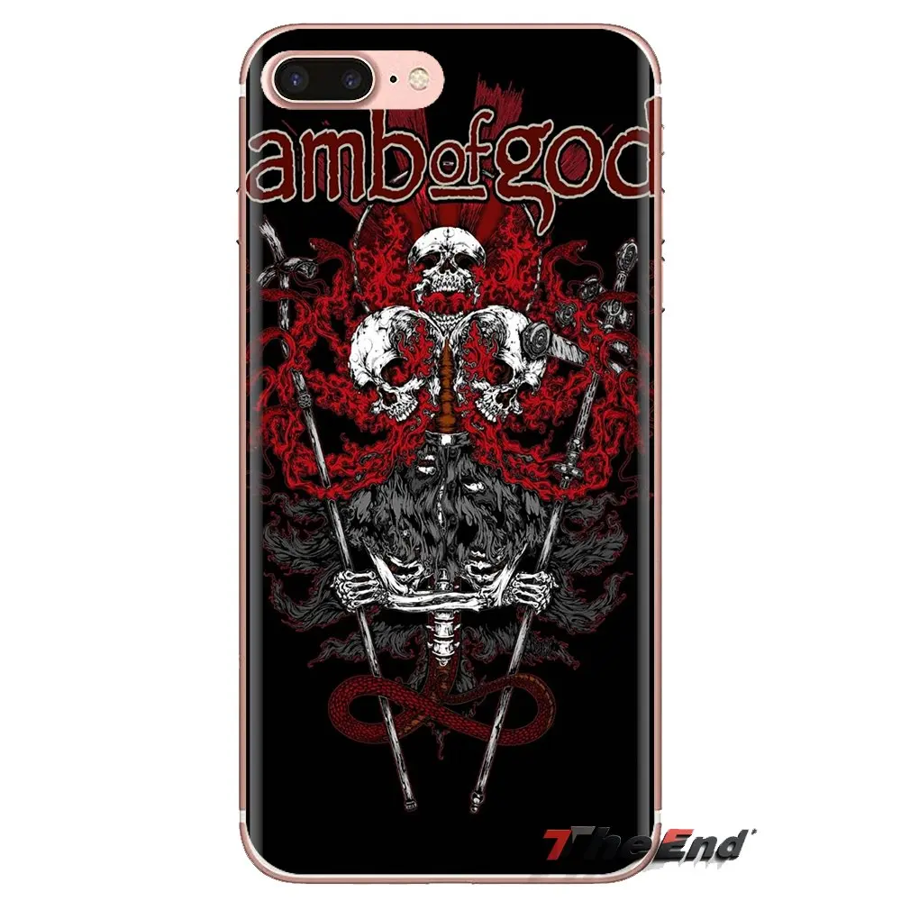 Для LG Spirit Motorola Moto X4 E4 E5 G5 G5S G6 Z Z2 Z3 G2 G3 C Play Plus Mini music Lamb Of God мягкие прозрачные чехлы |