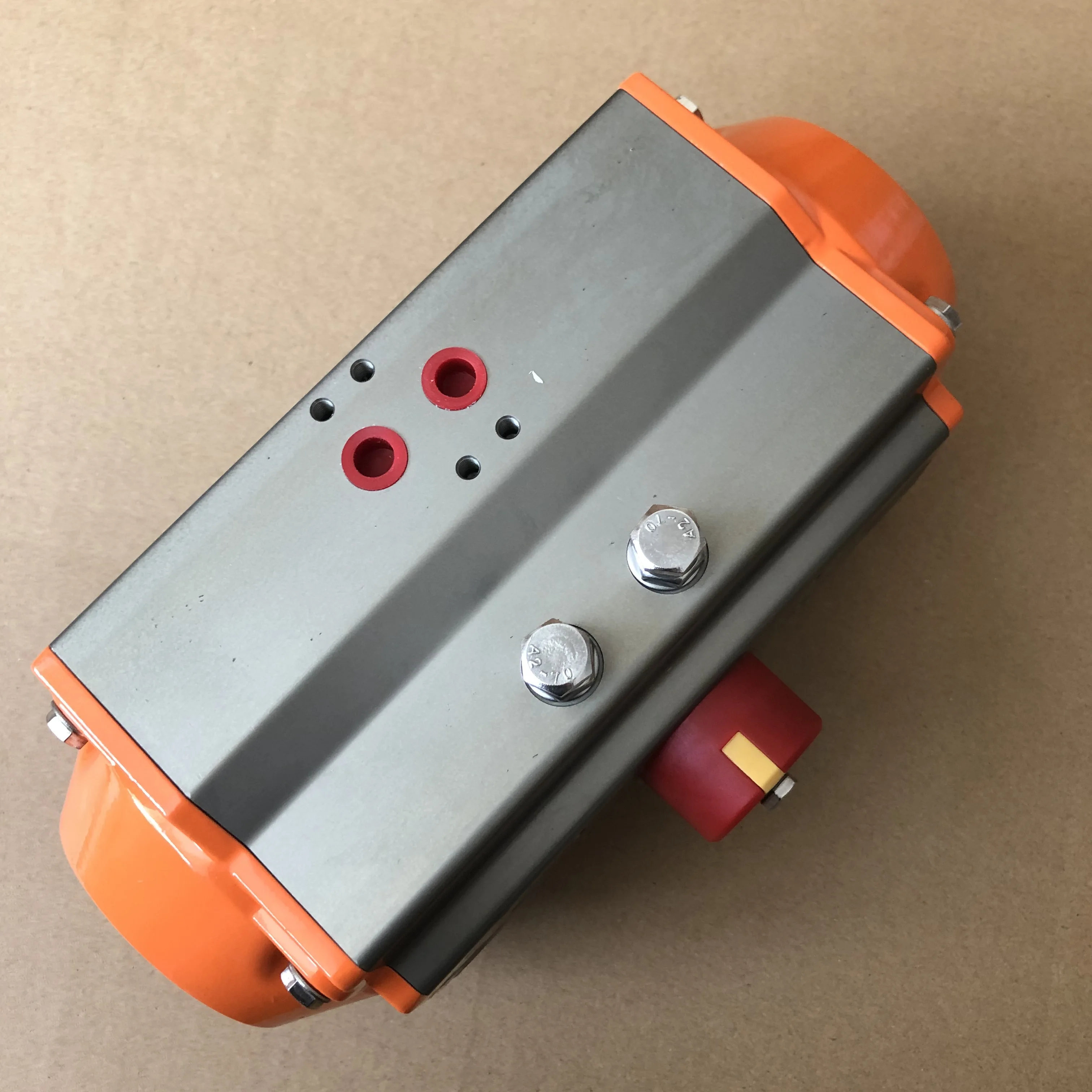 75 мм пневматический привод Пневматический шаровой клапан двойного действия