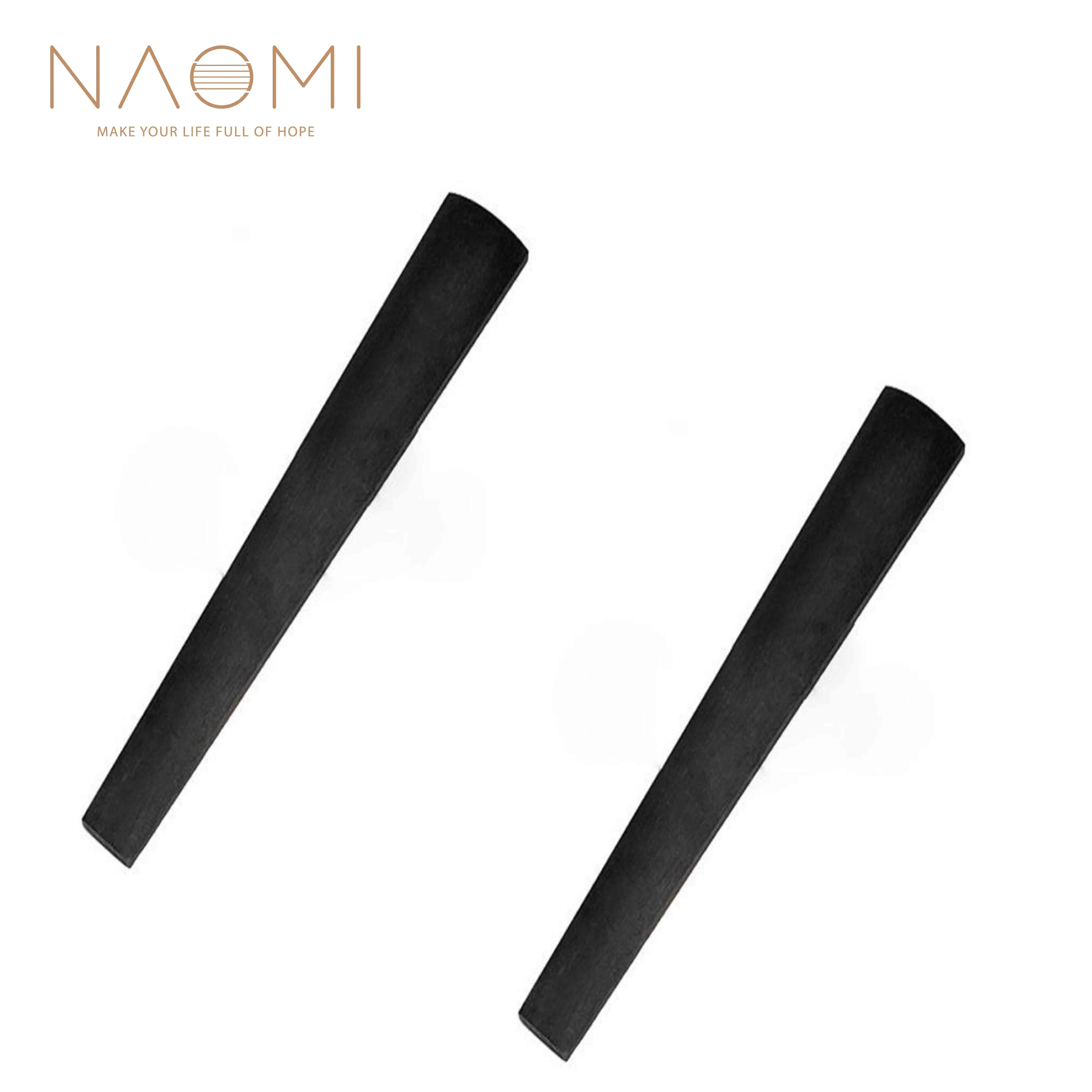 NAOMI 2 шт. скрипка 4/4 Эбеновое дерево аксессуары для скрипки часть 4/4|Детали и