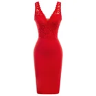 Женское кружевное платье в стиле пэчворк без рукавов, персиковый воротник в форме сердца, U-образная обратная сторона, скрытая молния сзади