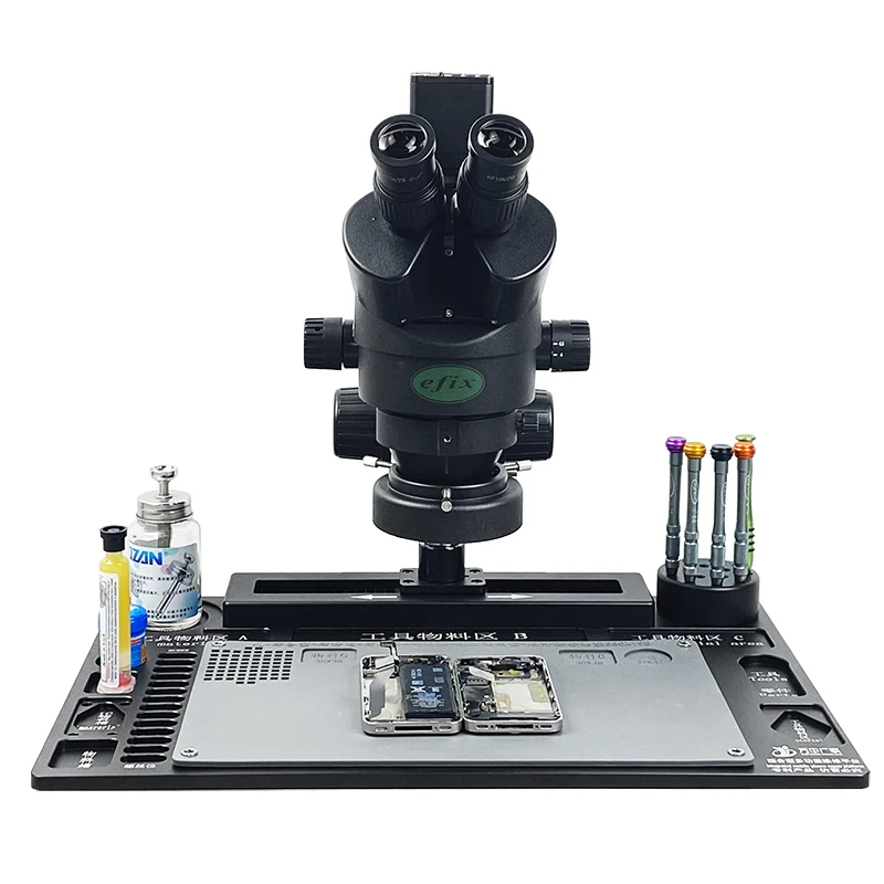 38MP HDMI USB Camera 3.5-180X 11.6'' LCD Trinocular Stereo Soldering Microscopes Stand HD TF 144 LED for Repair Mobile Phone |