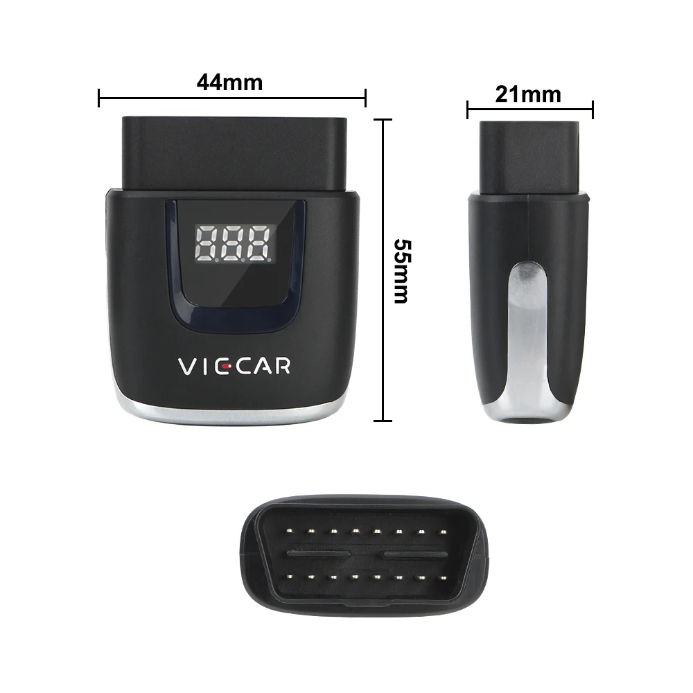 Viecar ODB2 ELM327 Type-C Bluetooth 4.0 for Android/IOS OBD II V2.2 Code Reader ELM 327 USB Scanner Car Diagnostic Tools
