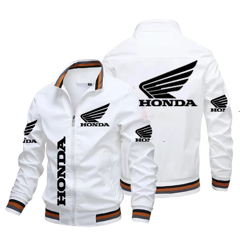 

Мужская куртка Honda, новинка 2022, трендовая куртка-бомбер с принтом в виде крыльев автомобиля Honda, бейсбольная униформа в стиле Харадзюку, Мужс...