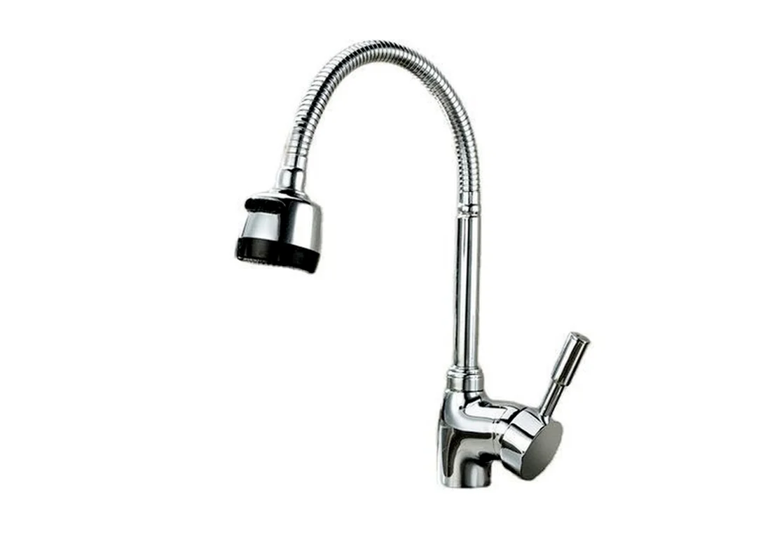 

Household adjustable swivel faucet kitchen hot and cold water faucet nozzle drop-down lift faucet seat installation water tap