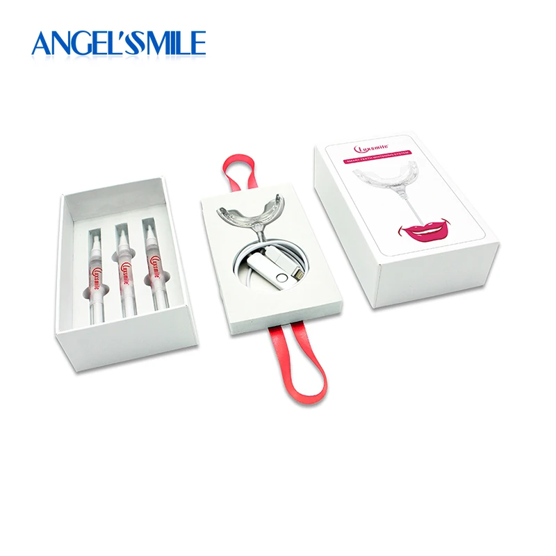 Комплект для отбеливания зубов Angel Smile с 16 светодиодными лампами пероксид