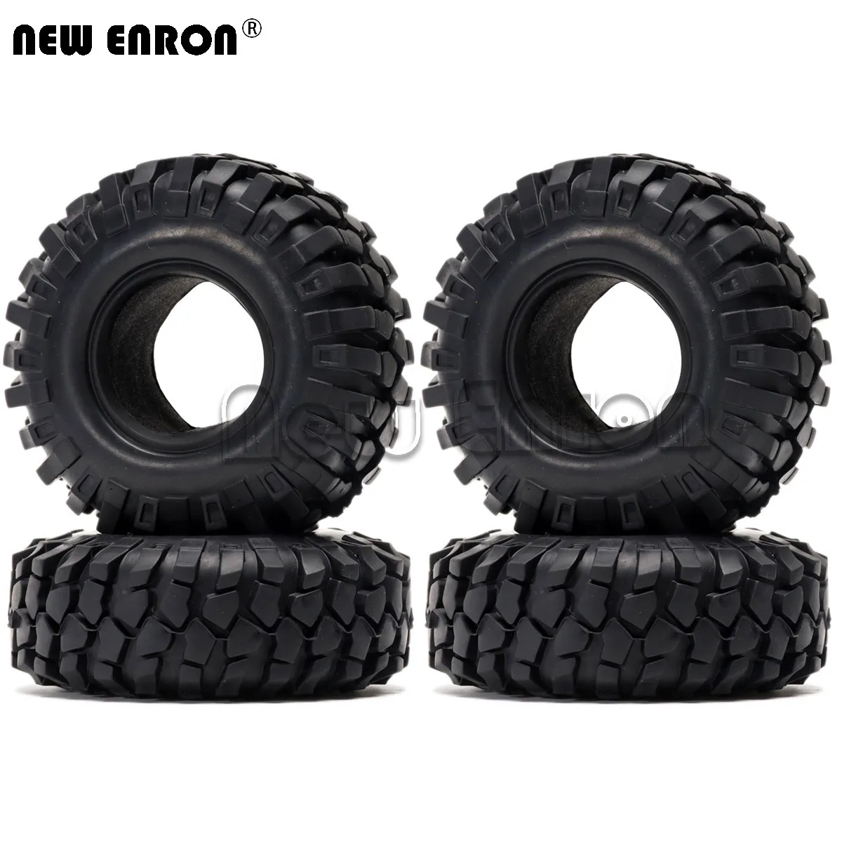 

NEW ENRON 4PCS 1.9" Rubber 96mm Tires Tyre RC 1/10 1:10 Model Car Climbing Rock Crawler Axial SCX10 SCX10 II 90046 90047 TRX4