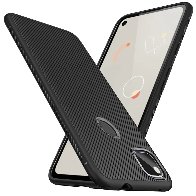 GKK саржевого переплетения твил чехол для Google Pixel 4a матовый мягкий из ТПУ