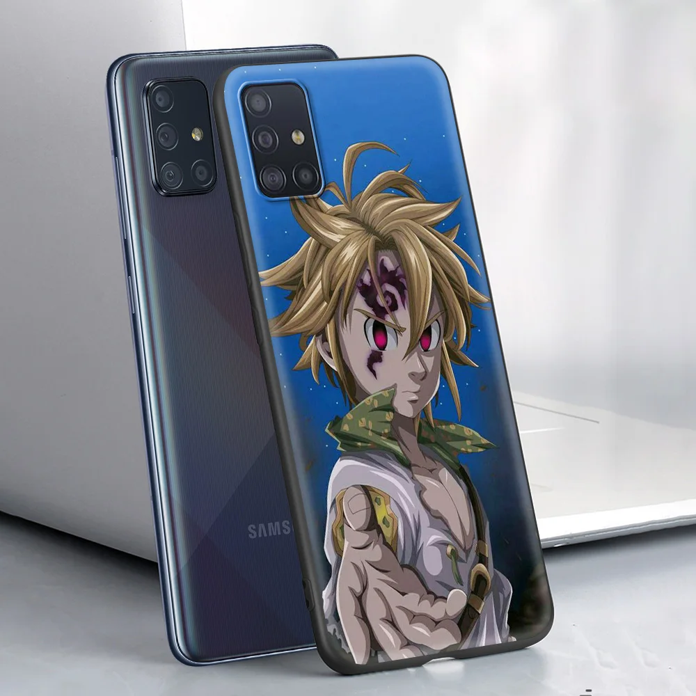 

Meliodas Anime Phone Accessories Case for Samsung Galaxy A12S A12 A02S A51 A71 A52 A41 A01 A11 5G Luxury Soft Cover