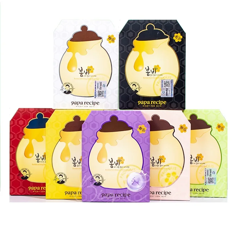 Папа рецепт Медовая маска BOMBEE упаковка 10 шт.|Средства для ухода и маски| |