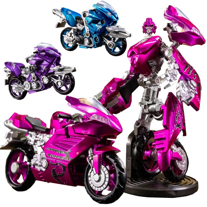 3 шт. AOYI крутые розовые фиолетовые игрушки для трансформации Arcee из сплава Аниме