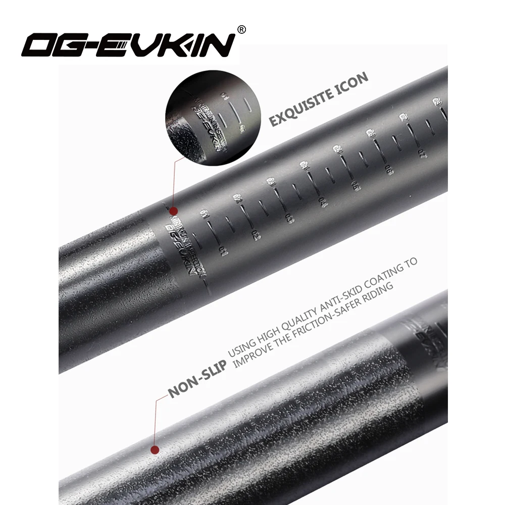 OG EVKIN SP 005/SP 006 карбоновый Подседельный штырь 20 мм смещение 27 2/31 6 7x7 дорожный