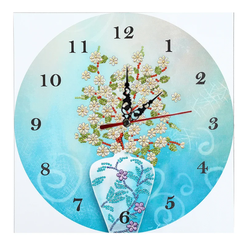 

Diy 5d Diamond Painting Clock Special-shaped Drill Art Hobby Cross Stitch Wall Home Decor Embroidery Kit Personalized Gift