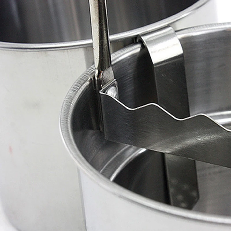 Большой двухслойный съемный портативный зажим для ручки из нержавеющей стали