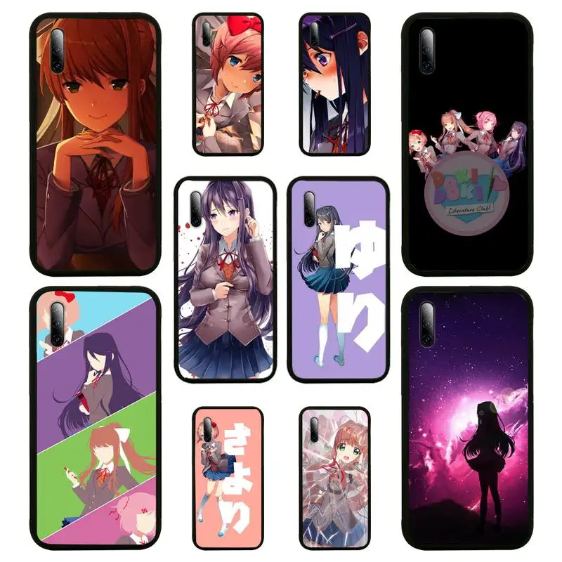 

DDLC Doki Doki Literature Club game Phone Case For Huawei P10 20 30 40 lit 2017 pro SMART 2019 nax fundas cover