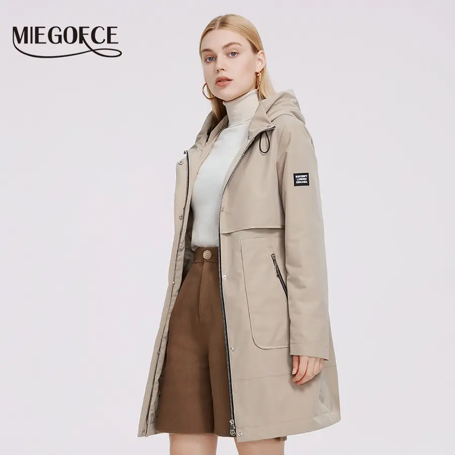 MIEGOFCE 2022 новая коллекция женская куртка стеганое пальто женское с ветрозащитным