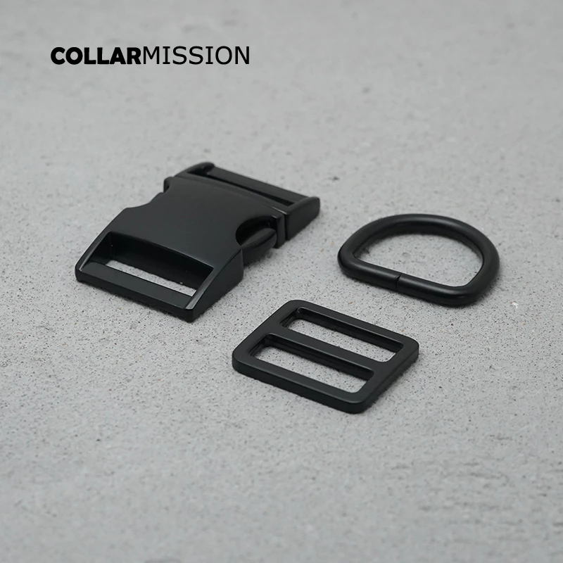 

Черный металлический флейт диаметром 25 мм (металлическая пряжка + Регулируемая пряжка + D-образное кольцо) для ошейника «сделай сам» для соба...