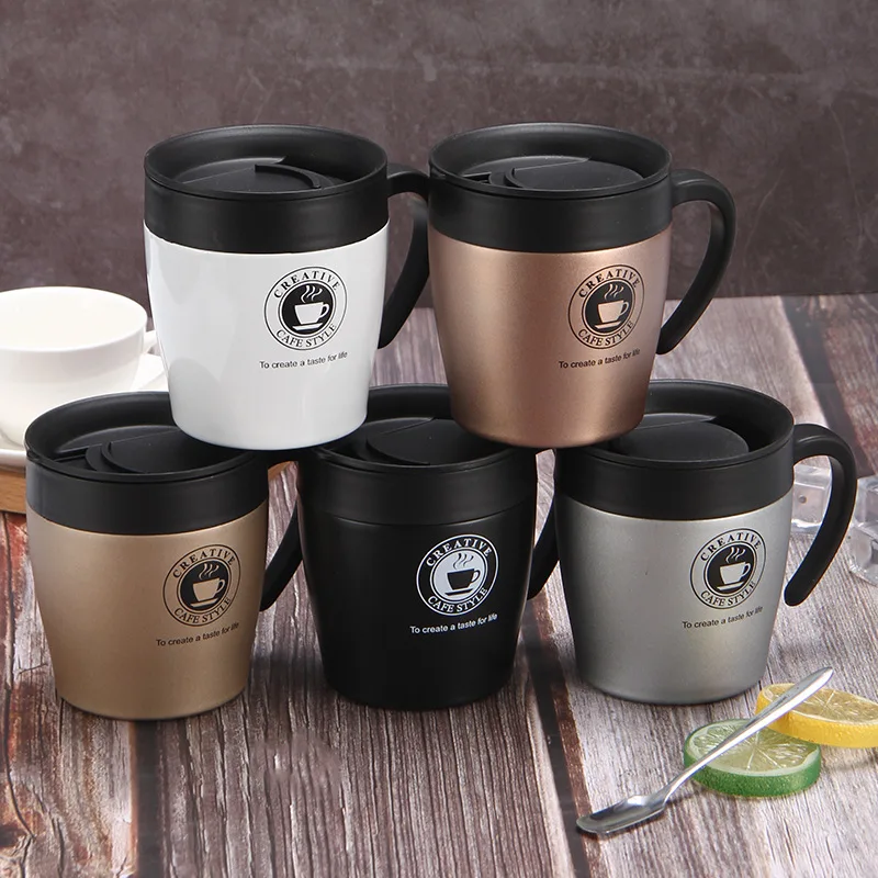 

Olerd Double Wall Stainless Steel Coffee Vacuum Cafe Bottle Water Cups Mugs Thermal Bottle Thermos cup Fashion Vacuum Flask Cups