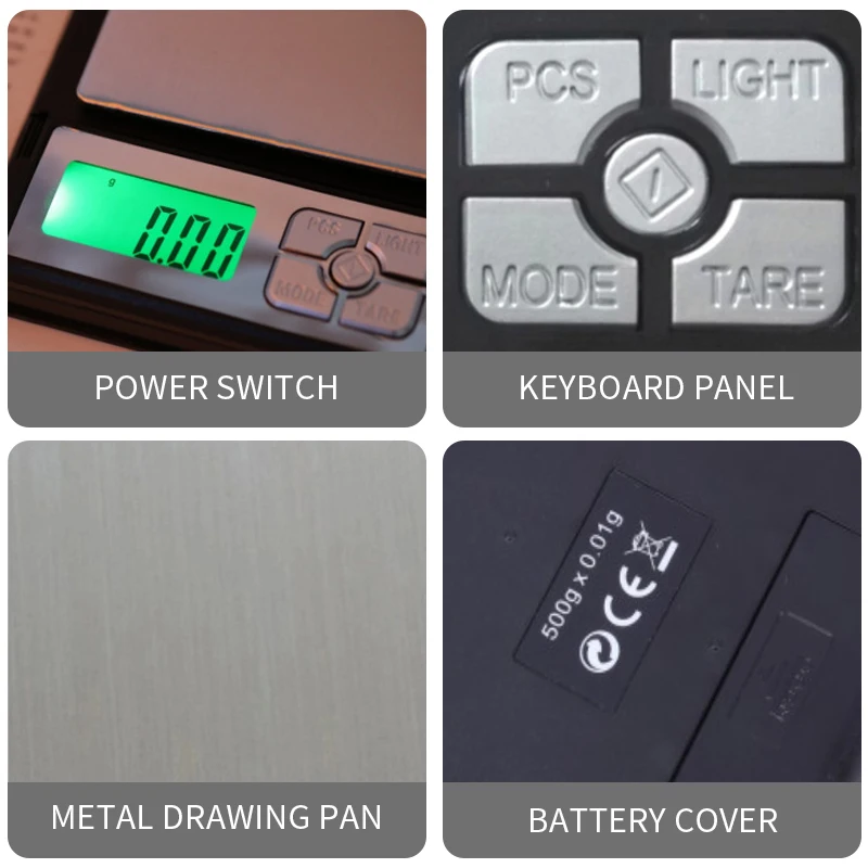 Мини цифровые весы карманные для ювелирных изделий медицина порошок Стерлинг