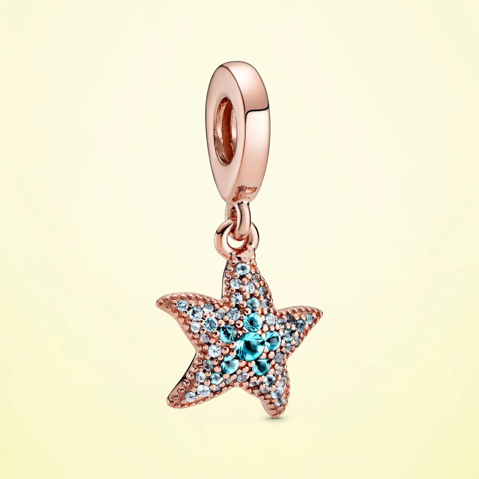 

Summer New Arrival 925 Sterling Silver Sparkling Starfish Dangle Charm Beads Fit Original Pandora Bracelet Jewelry Gift PTC054